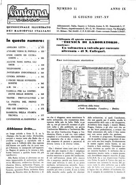 L'antenna quindicinale illustrato dei radio-amatori italiani