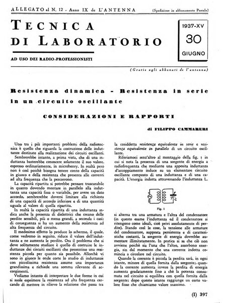 L'antenna quindicinale illustrato dei radio-amatori italiani