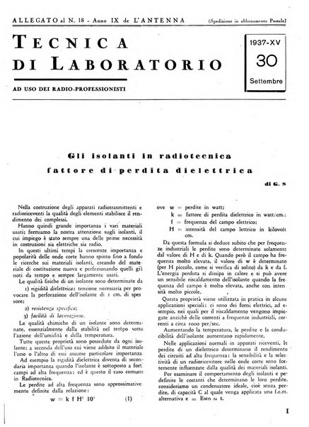 L'antenna quindicinale illustrato dei radio-amatori italiani