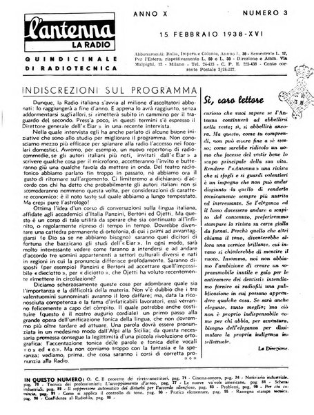 L'antenna quindicinale illustrato dei radio-amatori italiani