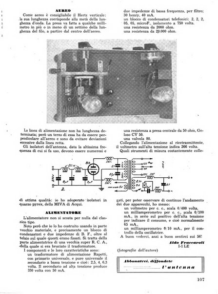 L'antenna quindicinale illustrato dei radio-amatori italiani