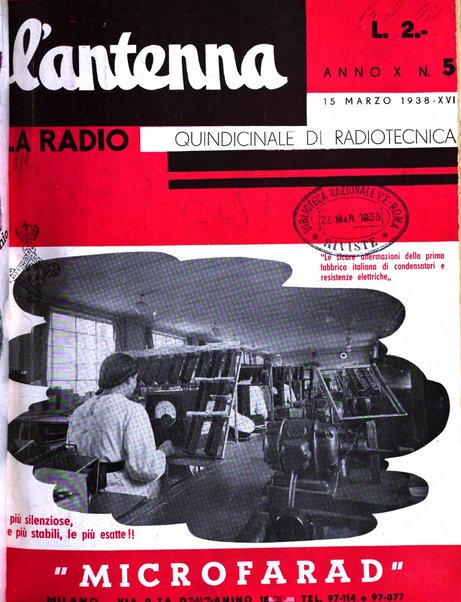 L'antenna quindicinale illustrato dei radio-amatori italiani