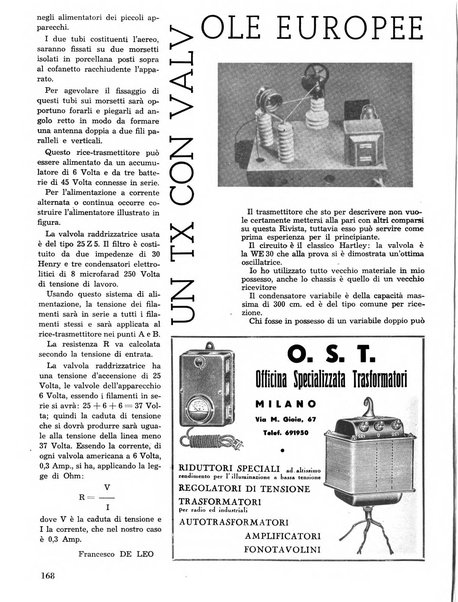 L'antenna quindicinale illustrato dei radio-amatori italiani