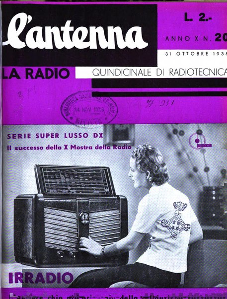 L'antenna quindicinale illustrato dei radio-amatori italiani