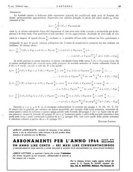 L'antenna quindicinale illustrato dei radio-amatori italiani