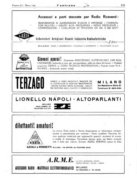 L'antenna quindicinale illustrato dei radio-amatori italiani