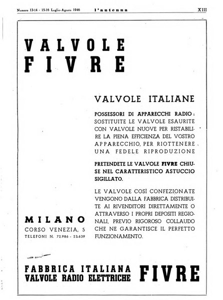 L'antenna quindicinale illustrato dei radio-amatori italiani