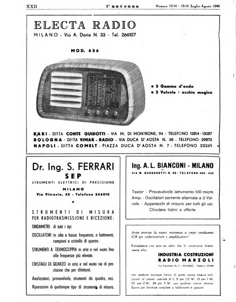 L'antenna quindicinale illustrato dei radio-amatori italiani