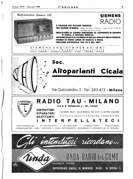 L'antenna quindicinale illustrato dei radio-amatori italiani