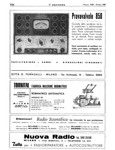 L'antenna quindicinale illustrato dei radio-amatori italiani