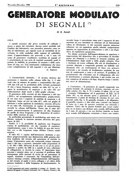 L'antenna quindicinale illustrato dei radio-amatori italiani