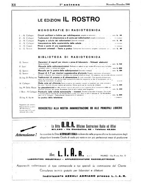 L'antenna quindicinale illustrato dei radio-amatori italiani