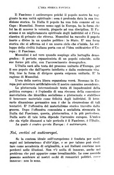 Antieuropa rassegna mensile di azione e pensiero della giovinezza rivoluzionaria fascista