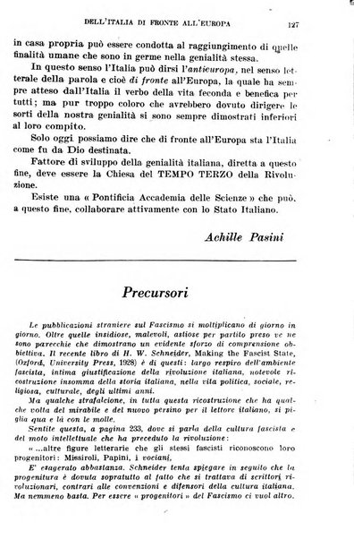 Antieuropa rassegna mensile di azione e pensiero della giovinezza rivoluzionaria fascista