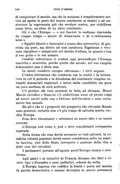 Antieuropa rassegna mensile di azione e pensiero della giovinezza rivoluzionaria fascista