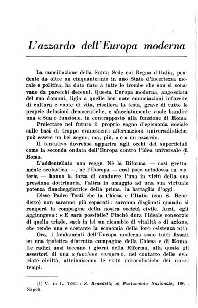 Antieuropa rassegna mensile di azione e pensiero della giovinezza rivoluzionaria fascista