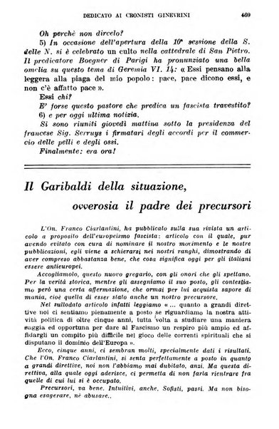 Antieuropa rassegna mensile di azione e pensiero della giovinezza rivoluzionaria fascista