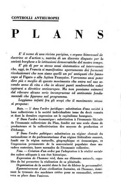 Antieuropa rassegna mensile di azione e pensiero della giovinezza rivoluzionaria fascista