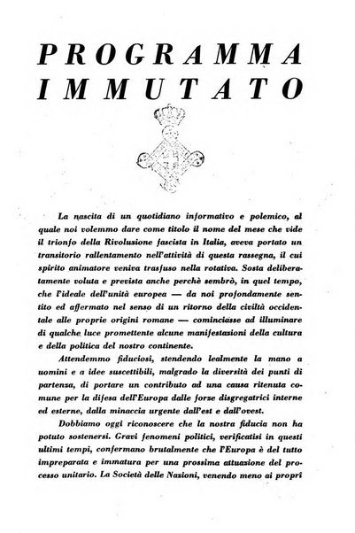 Antieuropa rassegna mensile di azione e pensiero della giovinezza rivoluzionaria fascista