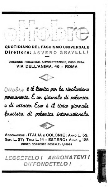 Antieuropa rassegna mensile di azione e pensiero della giovinezza rivoluzionaria fascista