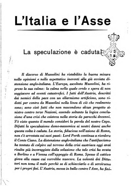 Antieuropa rassegna mensile di azione e pensiero della giovinezza rivoluzionaria fascista