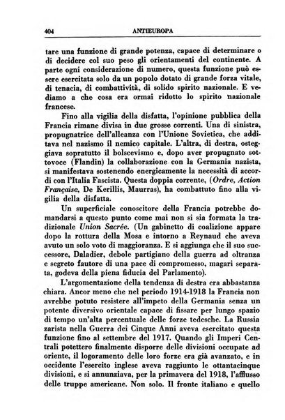 Antieuropa rassegna mensile di azione e pensiero della giovinezza rivoluzionaria fascista