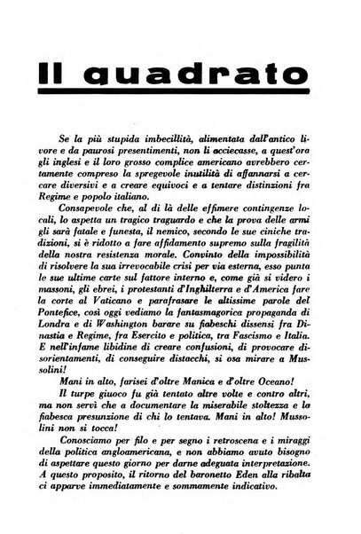 Antieuropa rassegna mensile di azione e pensiero della giovinezza rivoluzionaria fascista