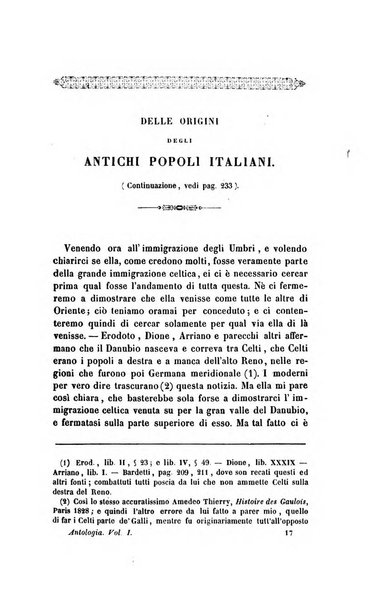 Antologia italiana giornale di scienze, lettere ed arti