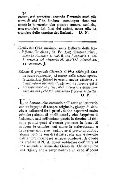 L'ape scelta di opuscoli letterari e morali estratti per lo piu da fogli periodici oltramontani