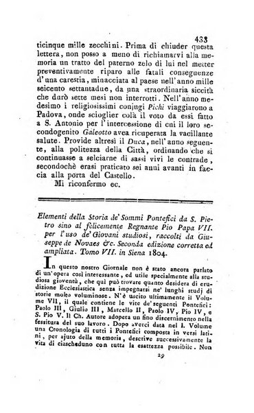 L'ape scelta di opuscoli letterari e morali estratti per lo piu da fogli periodici oltramontani