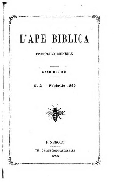 L'ape biblica