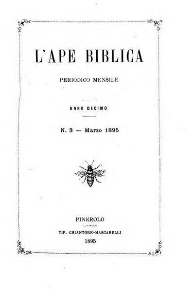 L'ape biblica