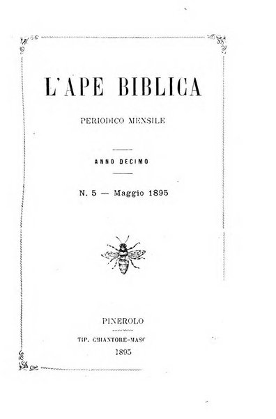 L'ape biblica