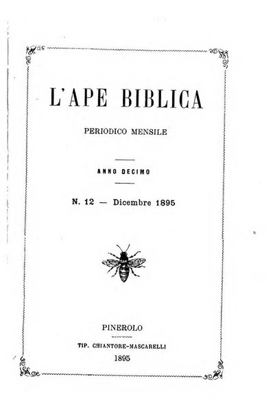 L'ape biblica