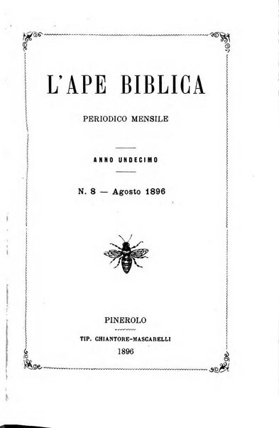 L'ape biblica