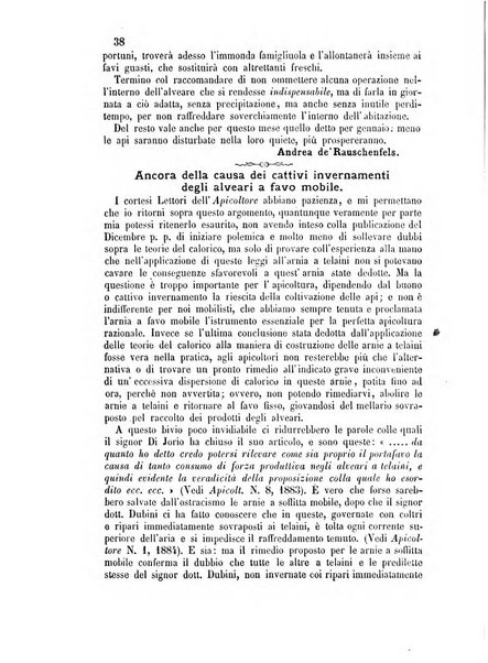 L'apicoltore giornale dell'Associazione centrale d'incoraggiamento per l'apicoltura in Italia