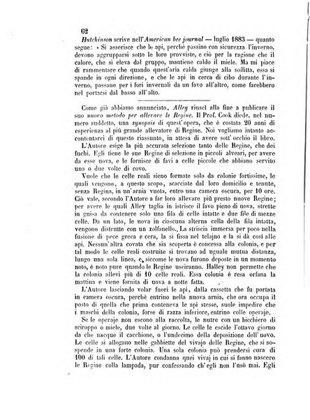 L'apicoltore giornale dell'Associazione centrale d'incoraggiamento per l'apicoltura in Italia