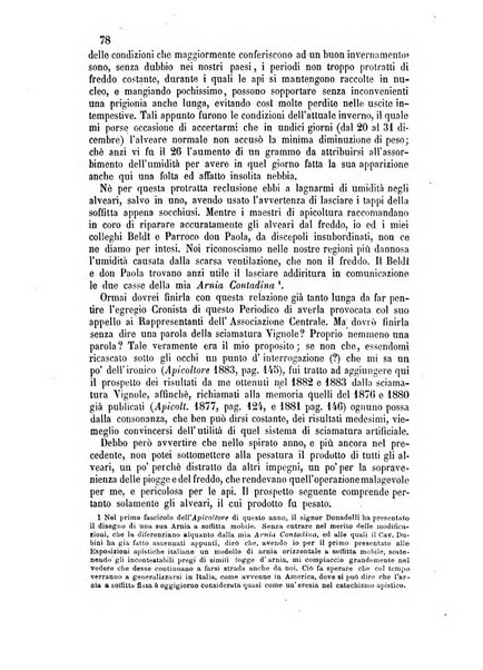 L'apicoltore giornale dell'Associazione centrale d'incoraggiamento per l'apicoltura in Italia