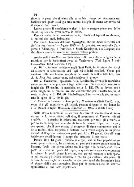 L'apicoltore giornale dell'Associazione centrale d'incoraggiamento per l'apicoltura in Italia