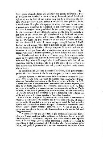 L'apicoltore giornale dell'Associazione centrale d'incoraggiamento per l'apicoltura in Italia