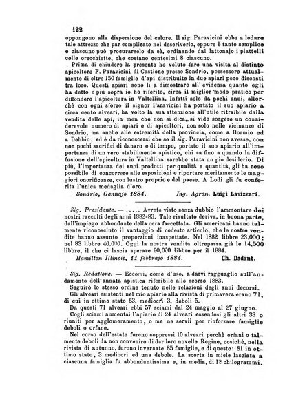 L'apicoltore giornale dell'Associazione centrale d'incoraggiamento per l'apicoltura in Italia