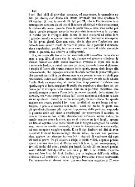 L'apicoltore giornale dell'Associazione centrale d'incoraggiamento per l'apicoltura in Italia