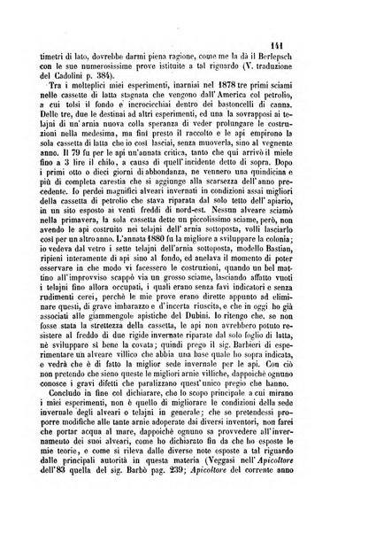 L'apicoltore giornale dell'Associazione centrale d'incoraggiamento per l'apicoltura in Italia