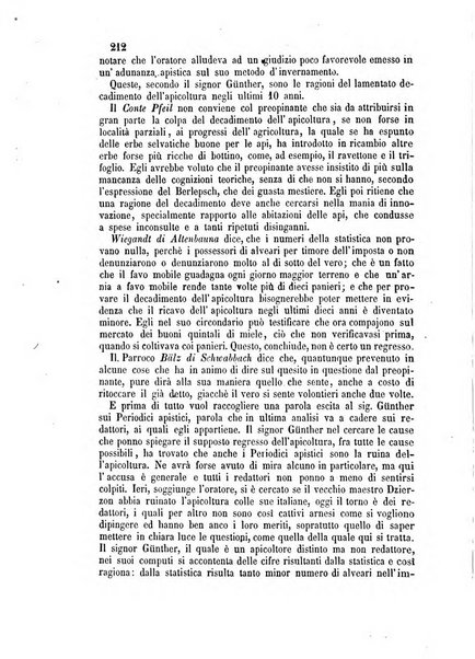 L'apicoltore giornale dell'Associazione centrale d'incoraggiamento per l'apicoltura in Italia