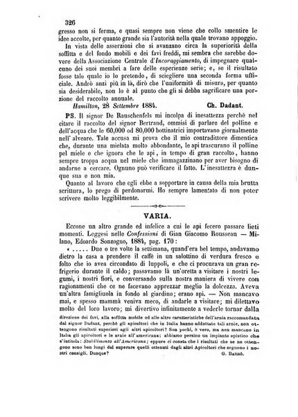 L'apicoltore giornale dell'Associazione centrale d'incoraggiamento per l'apicoltura in Italia