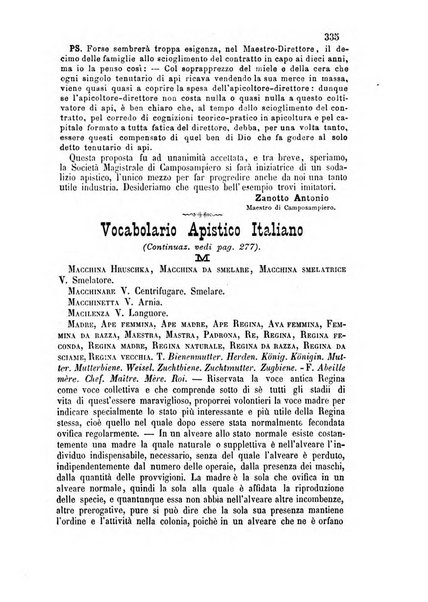 L'apicoltore giornale dell'Associazione centrale d'incoraggiamento per l'apicoltura in Italia