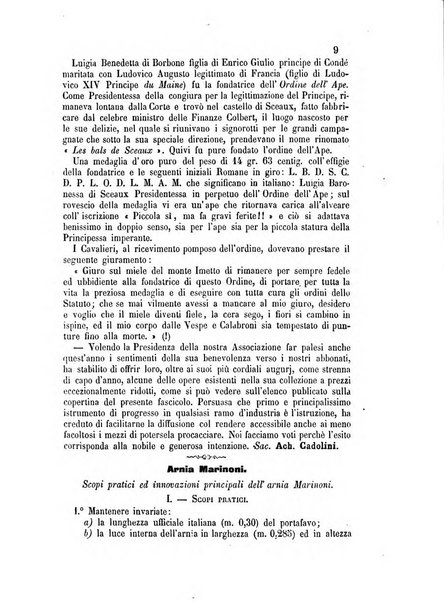 L'apicoltore giornale dell'Associazione centrale d'incoraggiamento per l'apicoltura in Italia