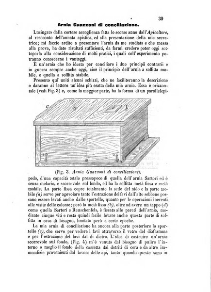 L'apicoltore giornale dell'Associazione centrale d'incoraggiamento per l'apicoltura in Italia