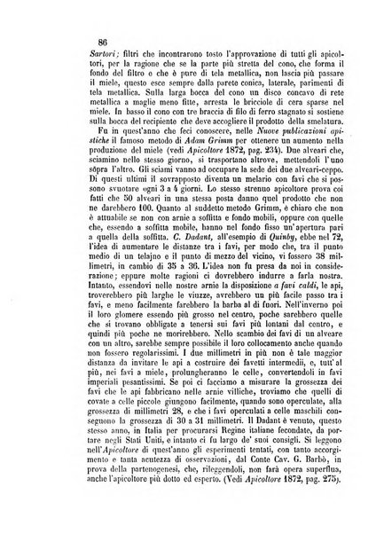 L'apicoltore giornale dell'Associazione centrale d'incoraggiamento per l'apicoltura in Italia