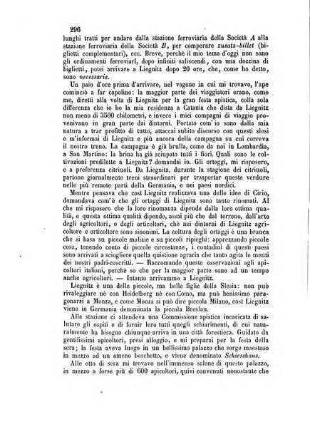 L'apicoltore giornale dell'Associazione centrale d'incoraggiamento per l'apicoltura in Italia